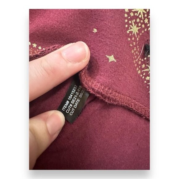 Women’s torrid 3 Red Gold Skull Premium Crop Legging 3XL XXXL 22 24 - Picture 3 of 14